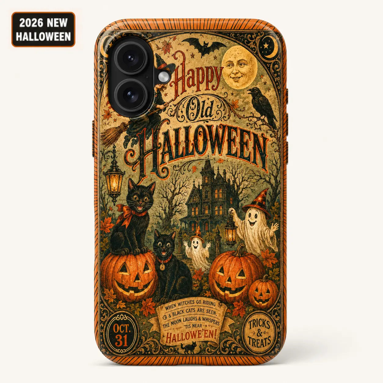 Happy Old Halloween Vintage Phone Case mimocase