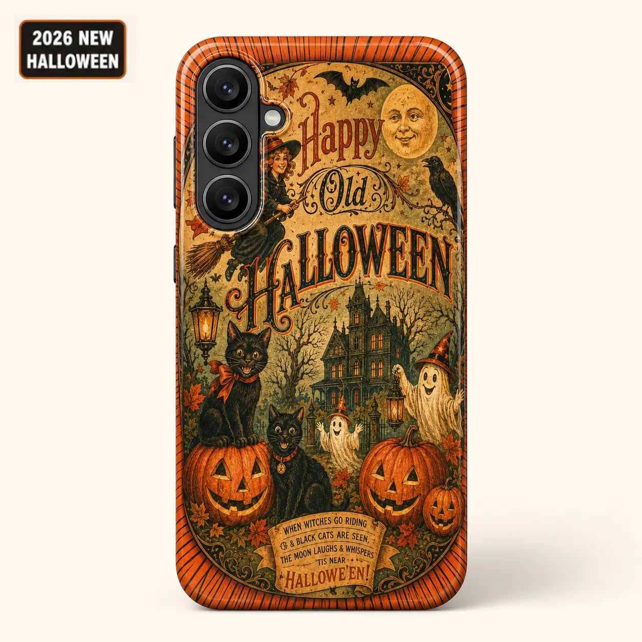 Happy Old Halloween Vintage Phone Case mimocase
