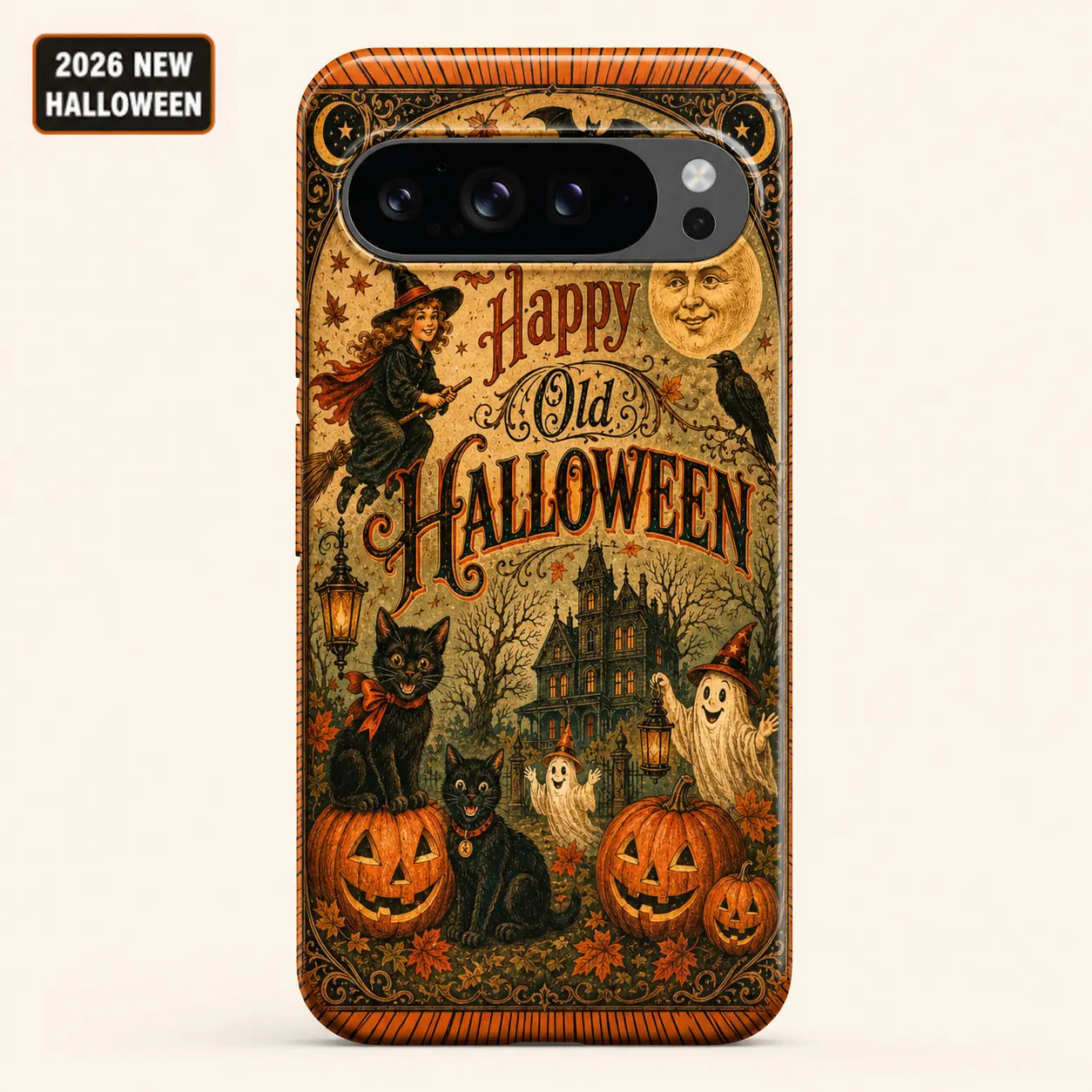 Happy Old Halloween Vintage Phone Case mimocase