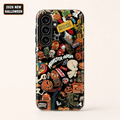 Retro Spooky Sticker Phone Case mimocase