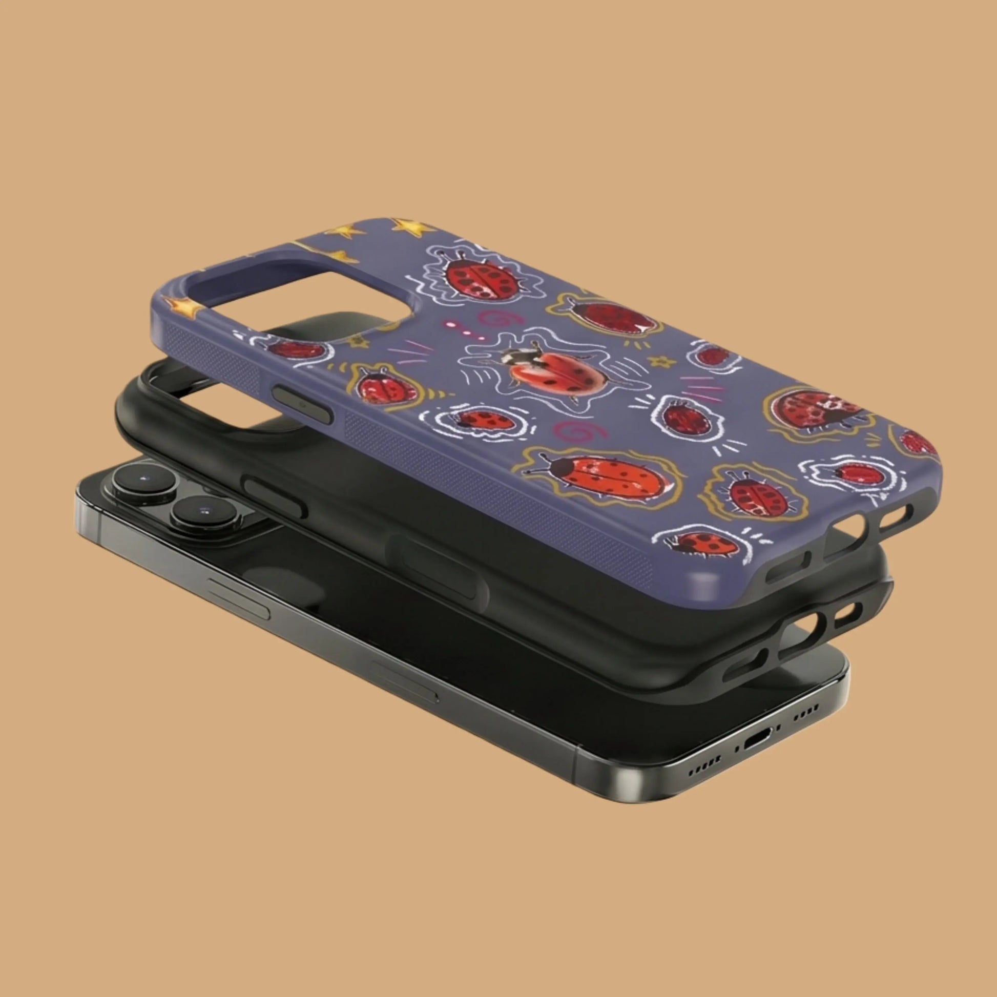 LADYBUG PURPLE PHONE CASE mimocase