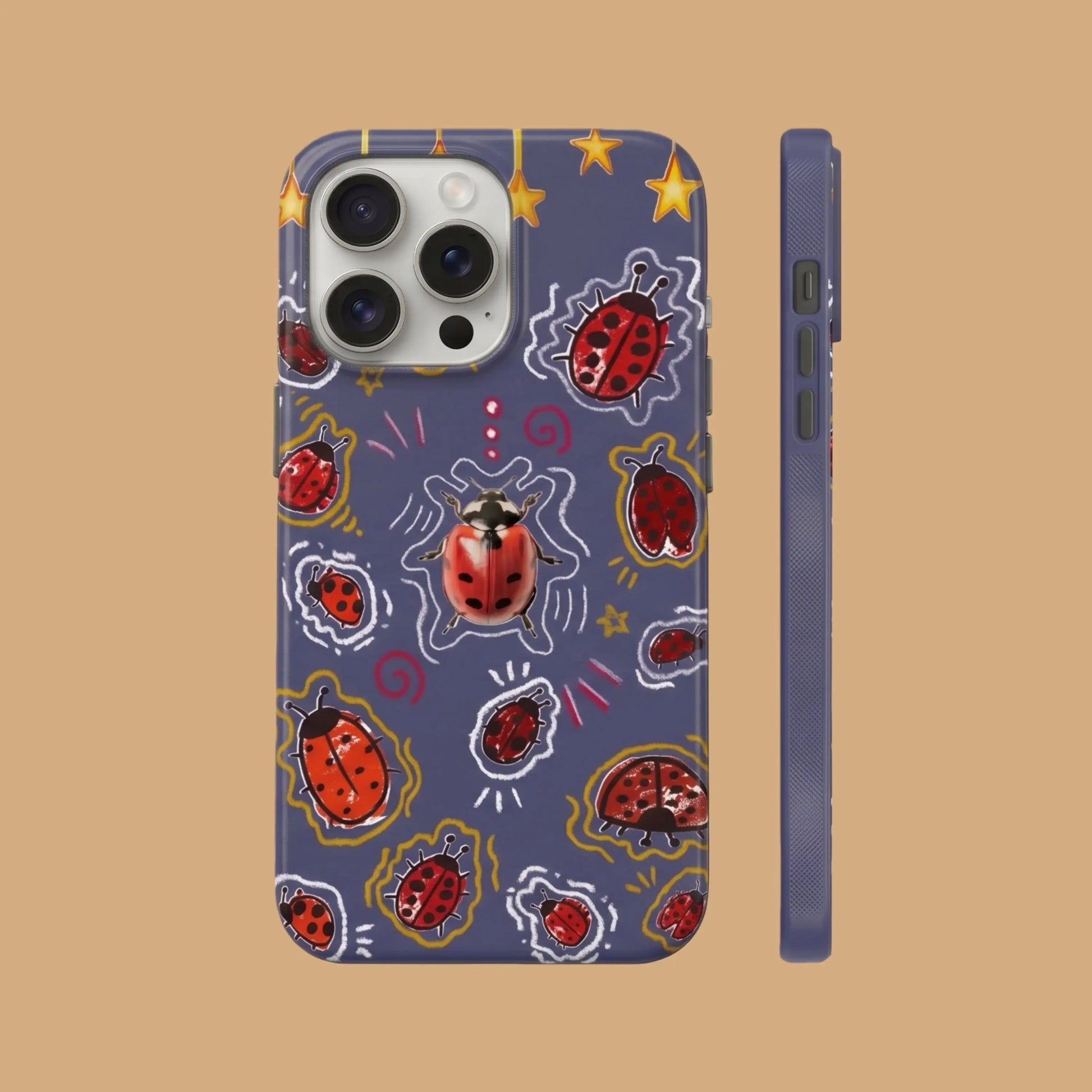 LADYBUG PURPLE PHONE CASE mimocase