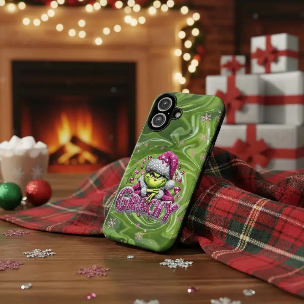PINK GRINCH PHONE CASE mimocase