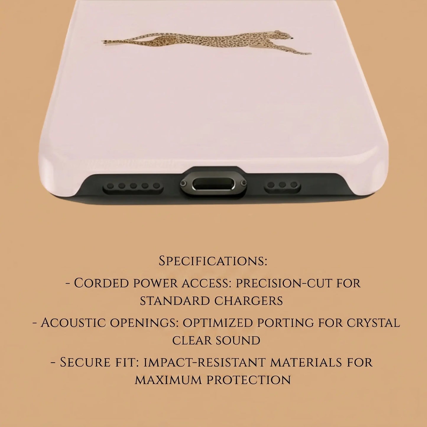 RUNNING CHEETAH (NO TEXT) PHONE CASE mimocase