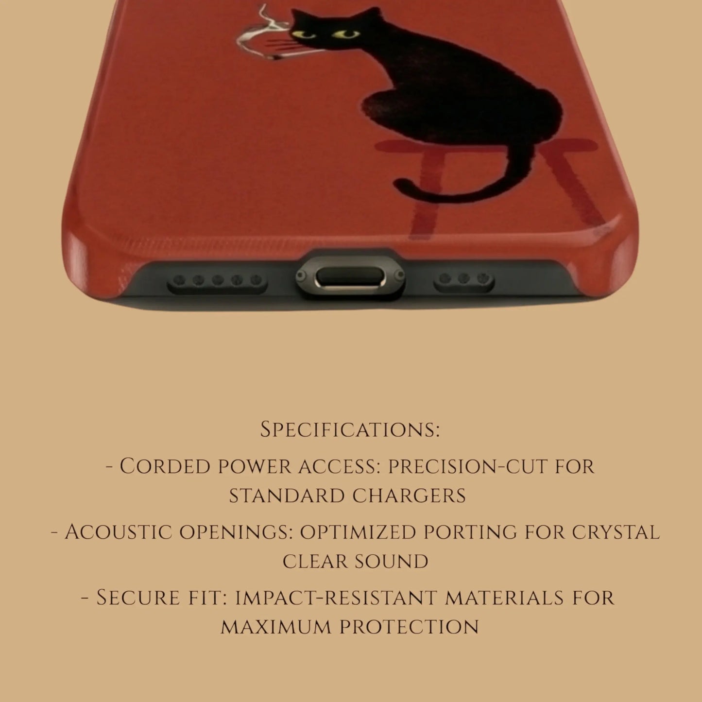 BLACK CAT MUSEUM PHONE CASE mimocase