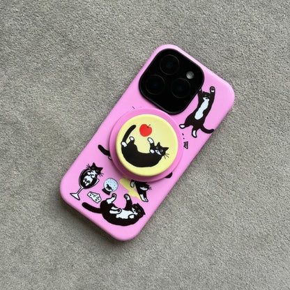 The Cowcat Party (Pink) Phone Case for Samsung - MIMOCASE
