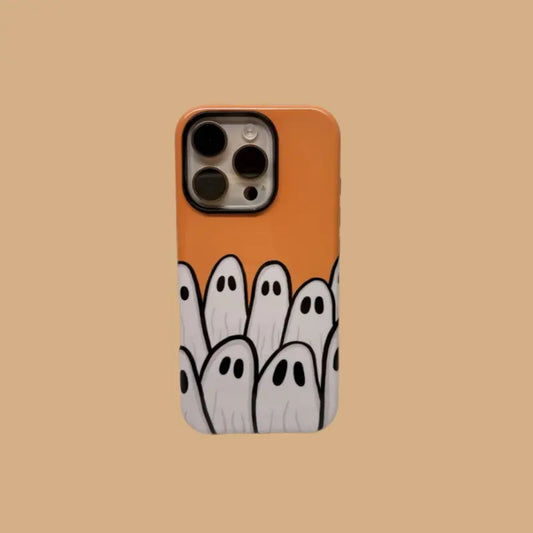 This Halloween phone case perfectly blends classic horror movie elements, bringing a unique trendy vibe that makes it a must-have fashion item for the season.