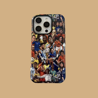 Football Legends Comic Phone Case for iPhone - MIMOCASE