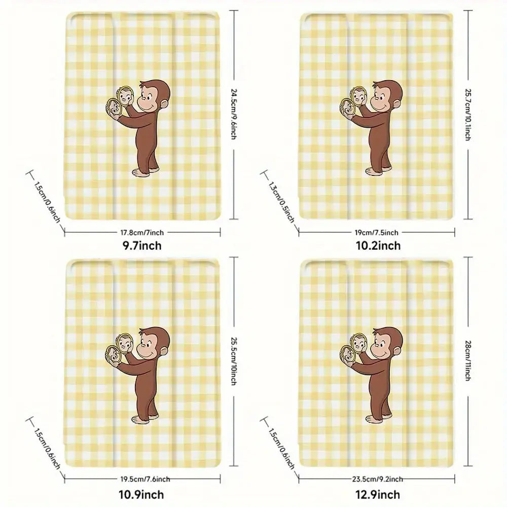 Cute Cartoon Monkey iPad Case mimocase