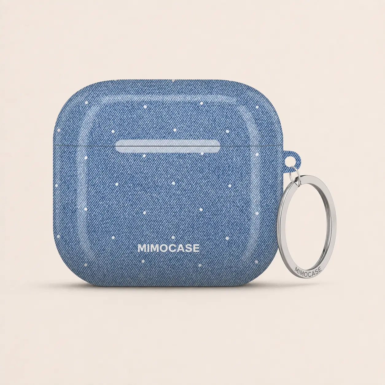 Blue Jean Polka Dot AirPods Case mimocase