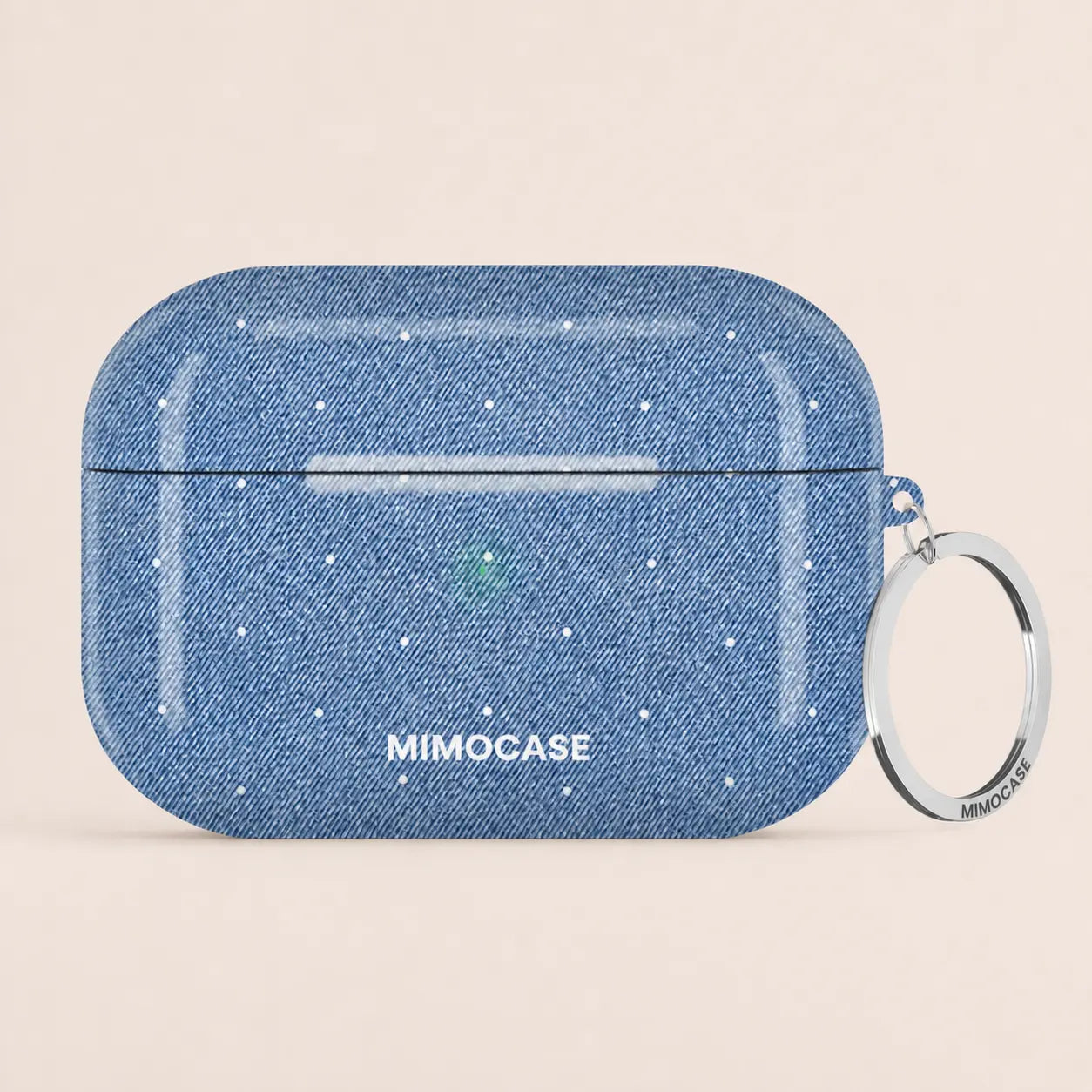 Blue Jean Polka Dot AirPods Case mimocase