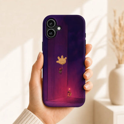 Midnight Balloon Adventure Phone Case mimocase