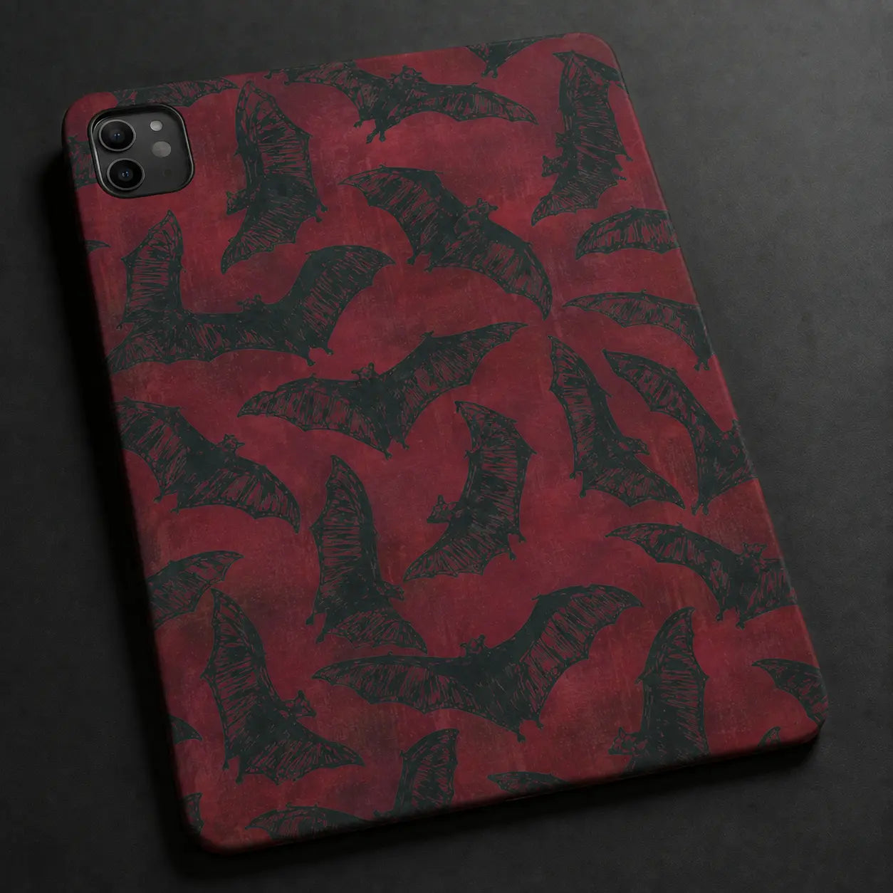 Vintage Red Bat Halloween iPad Case mimocase