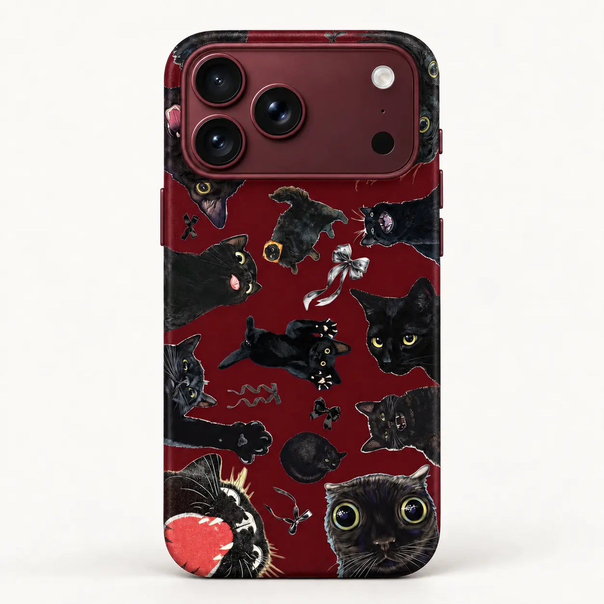 Funny Black Cat Collage Case mimocase