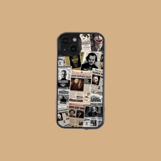 HORROR NEWSPAPER PHONE CASE