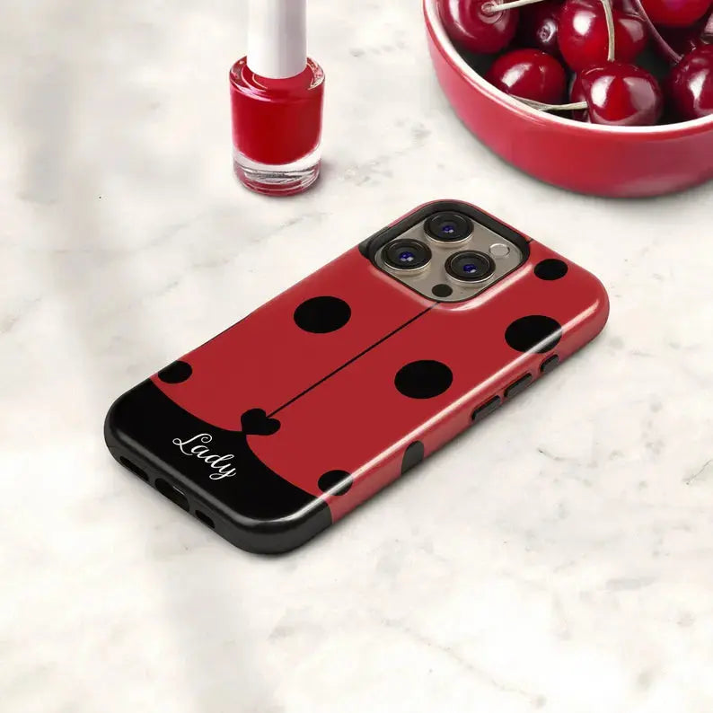PERSONALIZED LADYBUG PHONE CASE mimocase