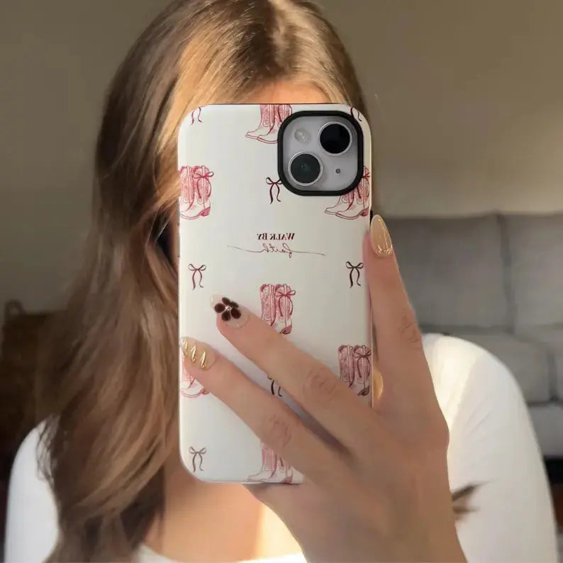 WALK BY FAITH WESTERN BOOTS PHONE CASE mimocase