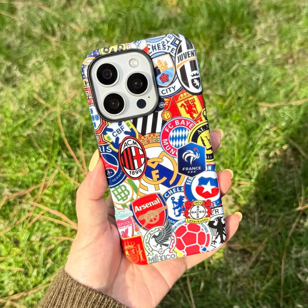 ULTIMATE FOOTBALL CLUB BADGES PHONE CASE mimocase