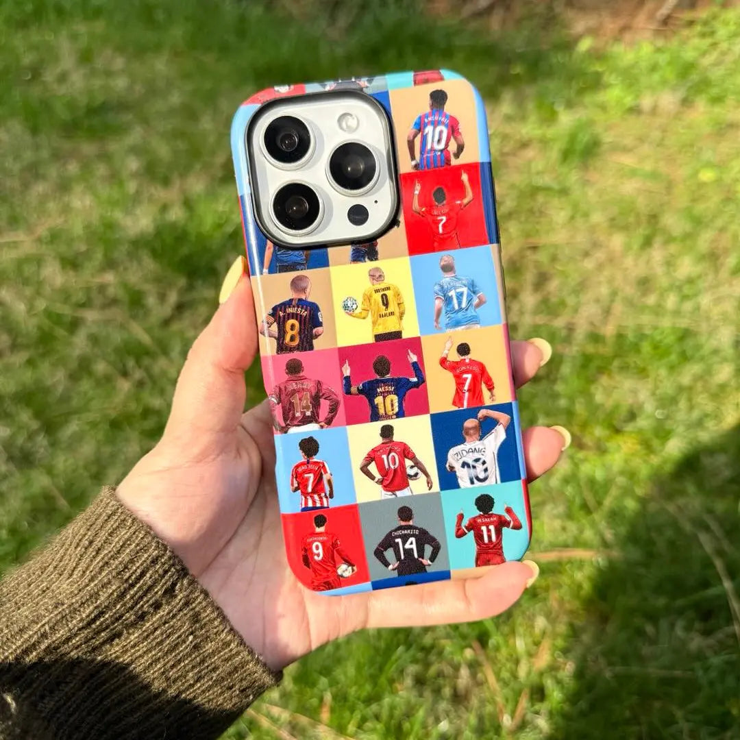 LEGENDS OF FOOTBALL GRID PHONE CASE mimocase