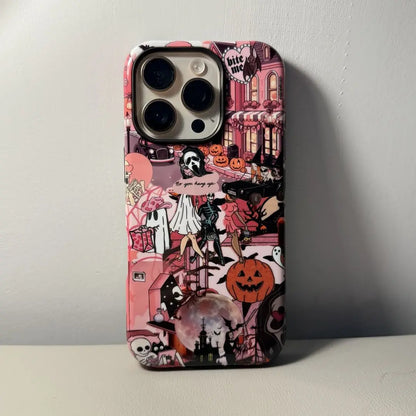 PINK HALLOWEEN PHONE CASE mimocase