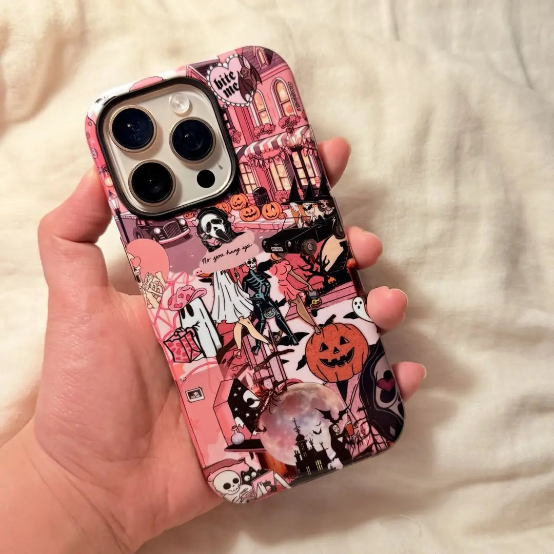 PINK HALLOWEEN PHONE CASE mimocase