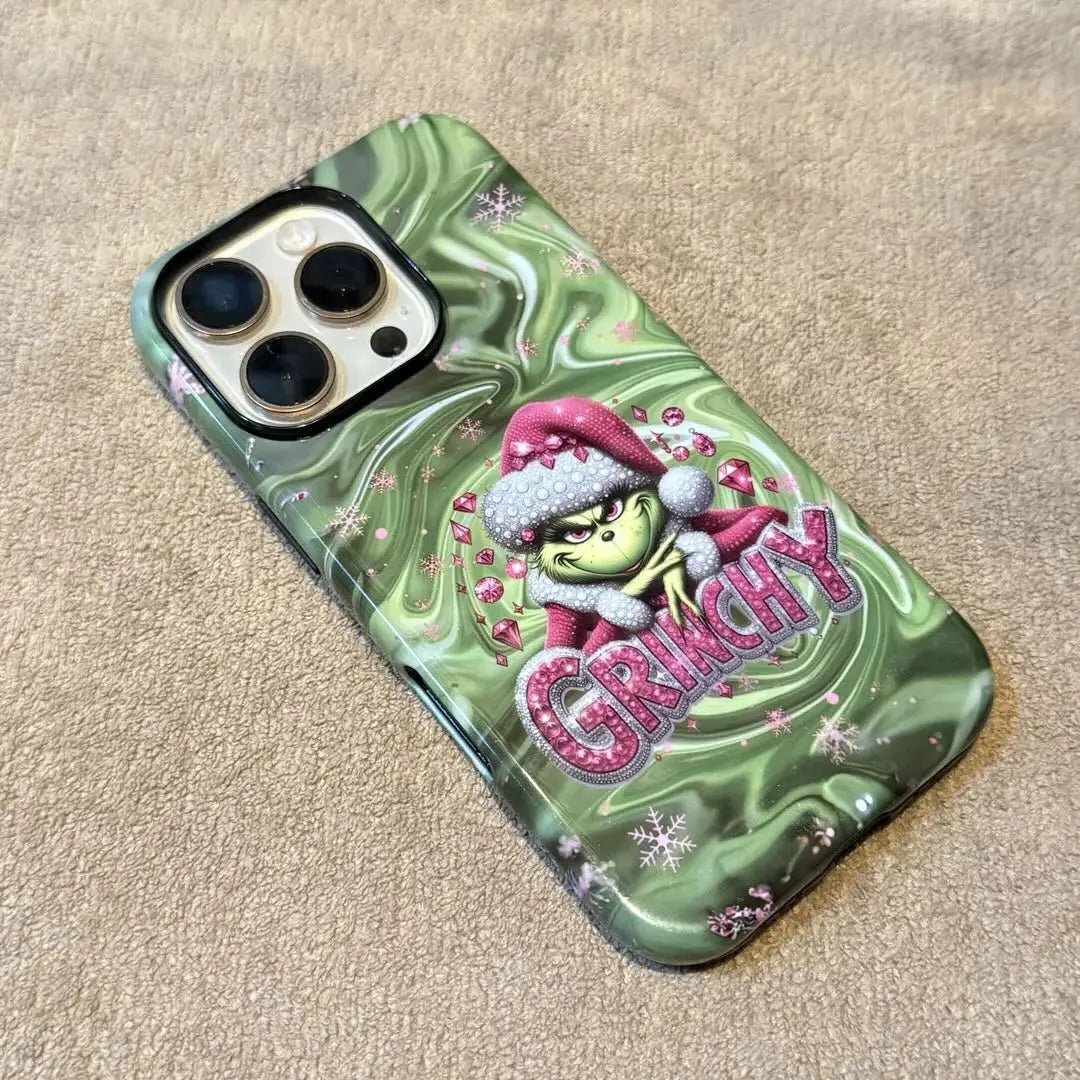 PINK GRINCH PHONE CASE mimocase